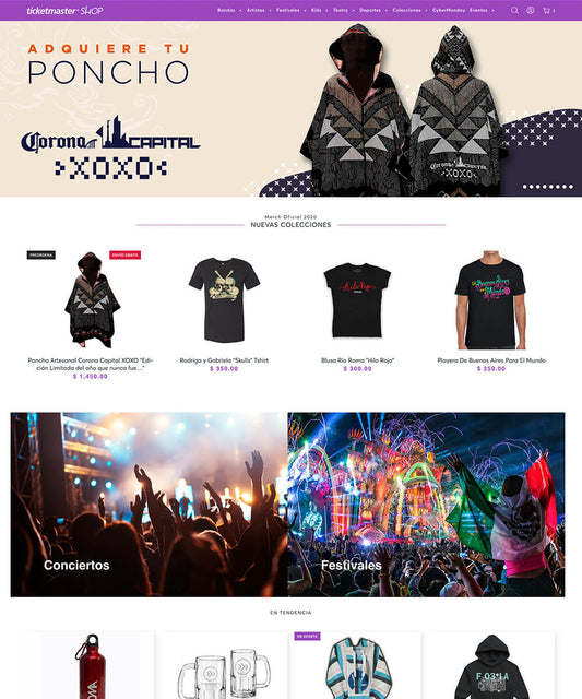 Ticketmaster Shop